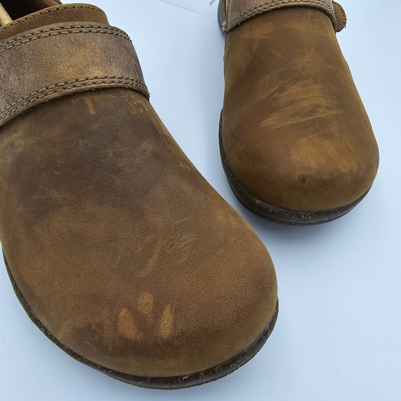 Clarks Collection Roseville Dot Loafers, Dark Tan Combination, Leather, 8M - Picture 3 of 16